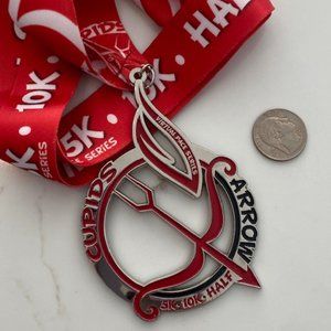 Virtual Pace Series running medal - Cupids Arrow
